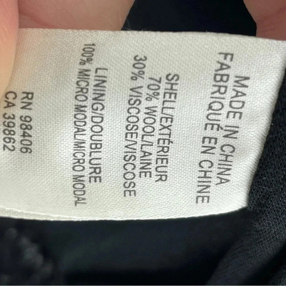 Theory Women's P Wool Blend open front lined cardigan sweater 8917 - Picture 8 of 11